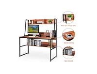 47-Inch Computer Desk Writing Study Table Workstation