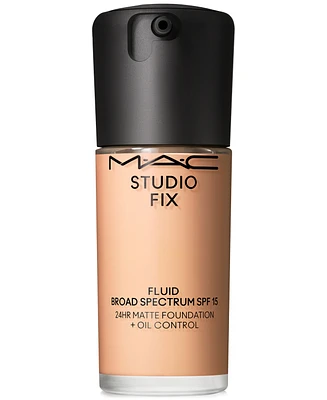 Mac Studio Fix Fluid Spf 15 24Hr Matte Foundation + Oil Control, 1 oz.