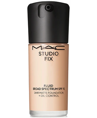 Mac Studio Fix Fluid Spf 15 24Hr Matte Foundation + Oil Control, 1 oz.