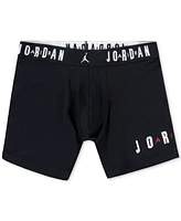 Jordan Men's 2-Pack Cotton Flight Essentials Logo Print Boxer Briefs