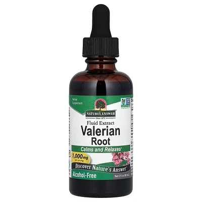 Nature's Answer Valerian Root Fluid Extract Alcohol-Free 1 000 mg - 2 fl oz (60 ml)