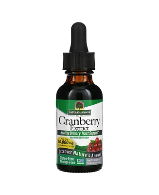 Nature's Answer Cranberry Extract Alcohol-Free 10 000 mg - 1 fl oz (30 ml) - Assorted Pre