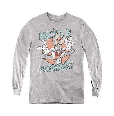 Looney Tunes Boys Youth Aint I A Stinker Long Sleeve Sweatshirt