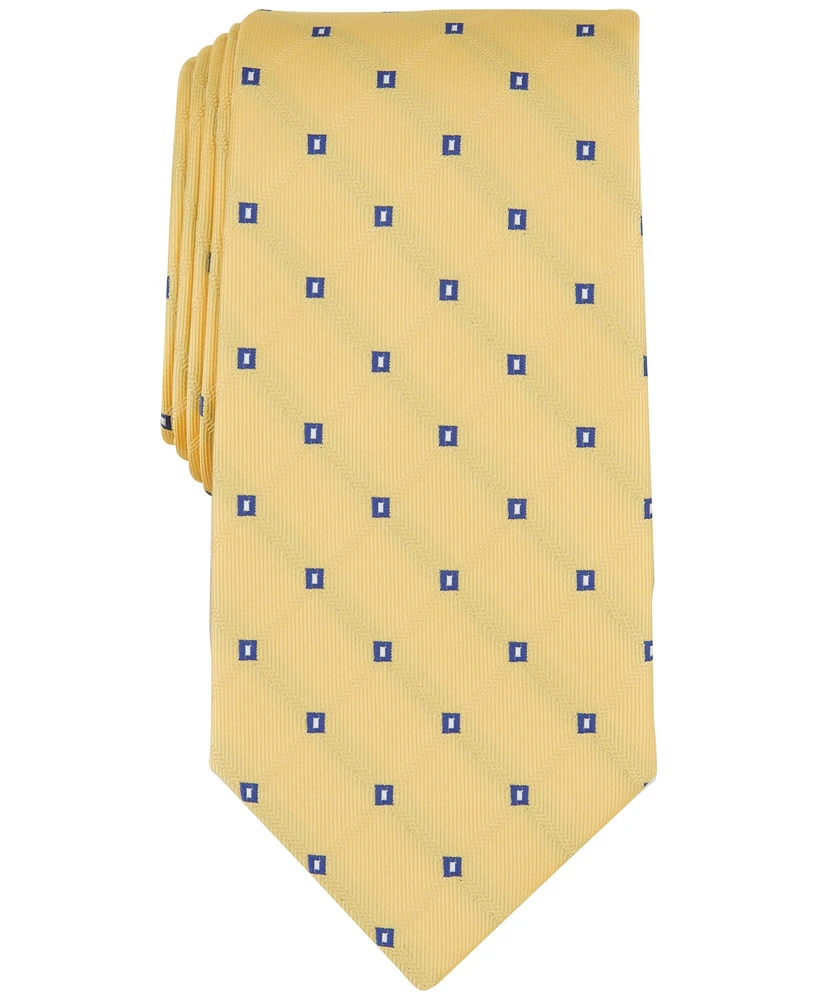 Club Room Men's Highland Grid Tie, Created for Macy's