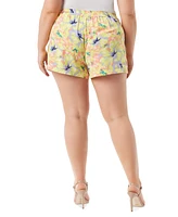 Jessica Simpson Trendy Plus Size Jacinda Tailored Shorts