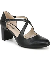 LifeStride Women's Tracy Crisscross Block Heel Pumps