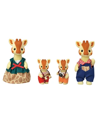 Calico Critters Highbranch Giraffe Family, Set of 4 Collectable Doll Figures