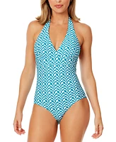 Anne Cole Women's Marilyn Printed One-Piece Swimsuit