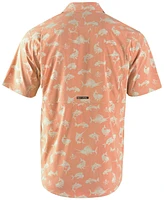 Salt Life Men's Fish N Bones Short-Sleeve Button-Front Shirt