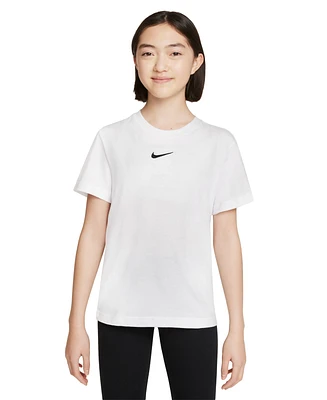 Nike Sportswear Big Girls Cotton Swoosh T-Shirt