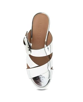 Aerosoles Women's Collin Buckle Slip-On Platforms