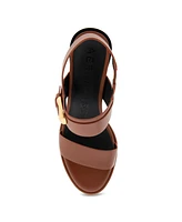 Aerosoles Women's Nova Ornamented Buckle Strap Sandals