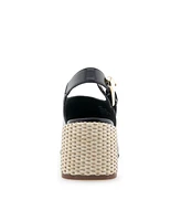 Aerosoles Women's Nora Buckle Strap Chunk Heel Sandals