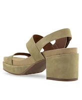 Aerosoles Women's Clarkson Buckle Strap Platform Sandals