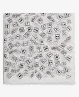 Karl Lagerfeld Paris Women's Postage Stamp Wrap