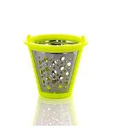 Megachef 4 in 1 Stainless Steel Electric Salad Maker, Salad Shooter, Shredder, Slicer, Chopper and Shooter