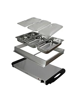 MegaChef Section Buffet Server Food Warmer