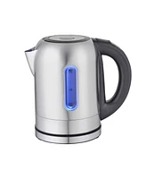 MegaChef 1.7Liter Stainless Steel Electric Tea Kettle with 5 Preset Temperature