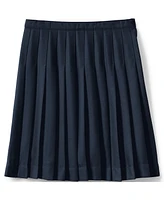 Lands' End Little Girls School Uniform Pleated Skirt Below the Knee