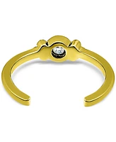 Giani Bernini Cubic Zirconia Bezel Fancy Toe Ring, Created for Macy's