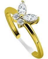 Giani Bernini Cubic Zirconia Butterfly Toe Ring, Created for Macy's