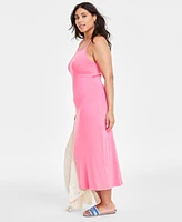 On 34th Women's Knit Ribbed Midi Dress, Created for Macy's