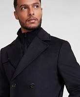 Michael Kors Men's Classic-Fit Wool Blend Solid Overcoat