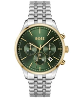 Hugo Boss Men's Chronograph Avery Stainless Steel Bracelet Watch 42mm
