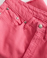 On 34th Women's High-Rise Frayed Denim Shorts, Created for Macy's