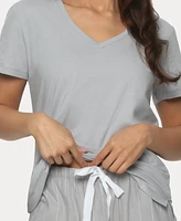 Felina Women's Mirielle 2 Pc. Short Sleeve Pajama Set