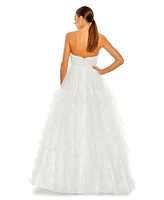 Women's Bustier Tulle Tiered Ballgown