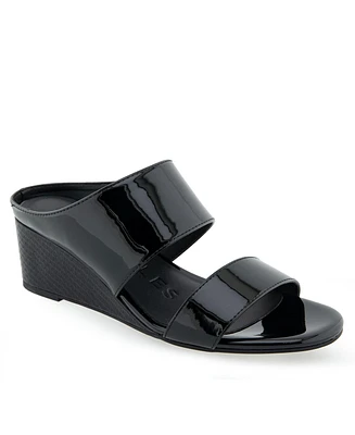 Aerosoles Women's Wheeler Strap Wedge Sandals