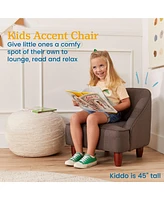 ECR4Kids Rhiley Accent Chair, Kids Furniture, Raisin