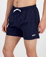 Boss by Hugo Men's Lee Drawstring 5.3" Swim Trunks, Created for Macy's