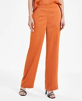 Bar Iii Women's Pull-On Elastic-Back Pants, Created for Macy's