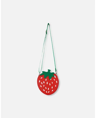 Deux par Deux Girl Strawberry Bag True Red - Toddler|Child