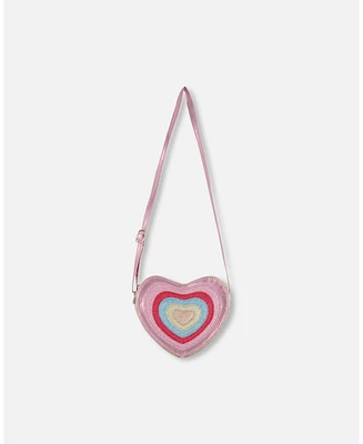 Deux par Deux Girl Heart Bag Multicolor - Toddler|Child