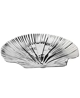 Certified International Silver Coast 3-d Shell Platter