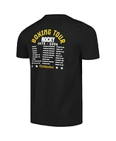 Men's Contenders Clothing Black Rocky Boxing Tour T-shirt