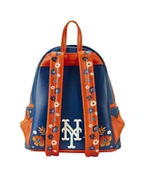 Men's and Women's Loungefly New York Mets Floral Mini Backpack