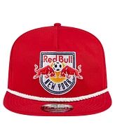 Men's New Era Red New York Red Bulls The Golfer Kickoff Collection Adjustable Hat