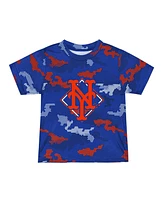 Little Boys and Girls Royal New York Mets Field Ball T-shirt Shorts Set