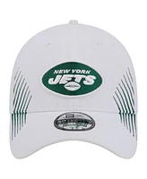 Men's New Era White York Jets Active 39THIRTY Flex Hat