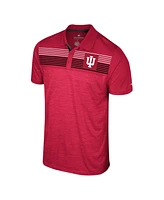 Men's Colosseum Crimson Indiana Hoosiers Big and Tall Langmore Polo Shirt