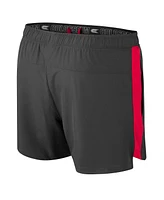 Men's Colosseum Charcoal Wisconsin Badgers Langmore Shorts