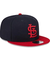 Men's New Era Navy St. Louis Cardinals 2024 Batting Practice 9FIFTY Snapback Hat