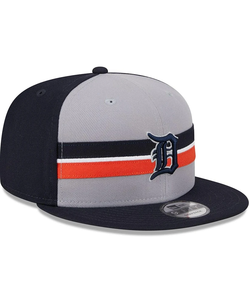 Men's New Era Gray Detroit Tigers 2024 Batting Practice 9FIFTY Snapback Hat