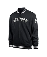 Men's '47 Brand Navy New York Yankees Wax Pack Pro Camden Full-Zip Track Jacket