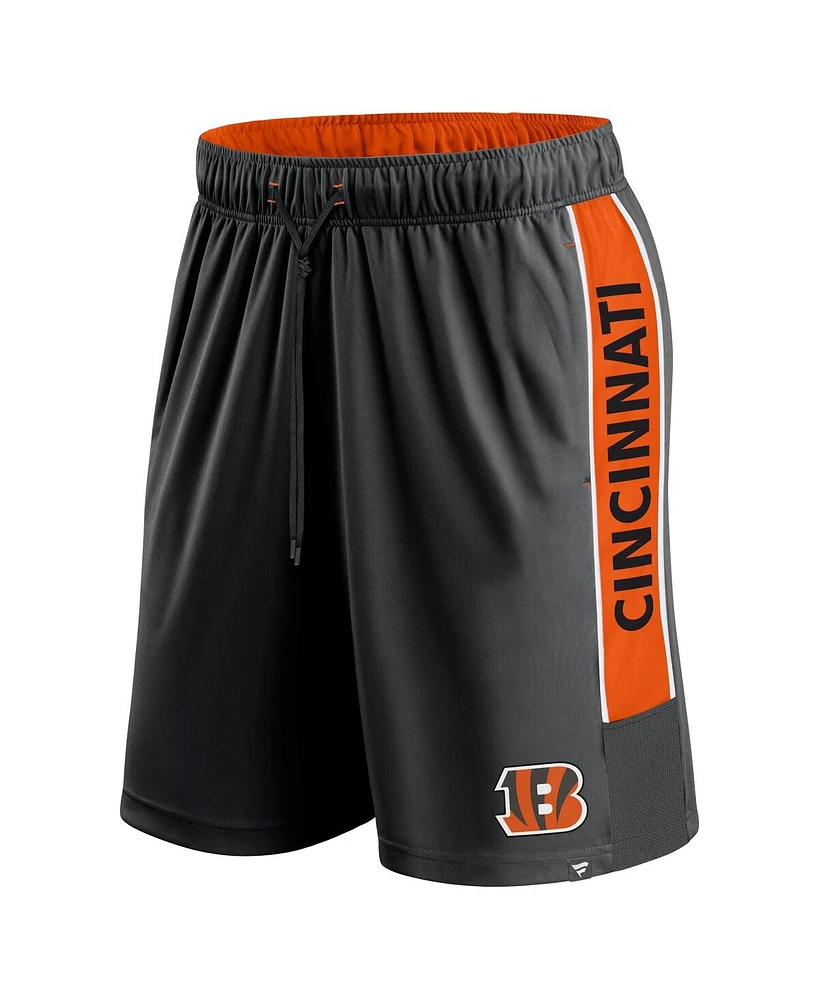 Men's Fanatics Black Cincinnati Bengals Win The Match Shorts