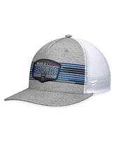 Men's Fanatics Steel San Jose Earthquakes Stroke Trucker Snapback Hat